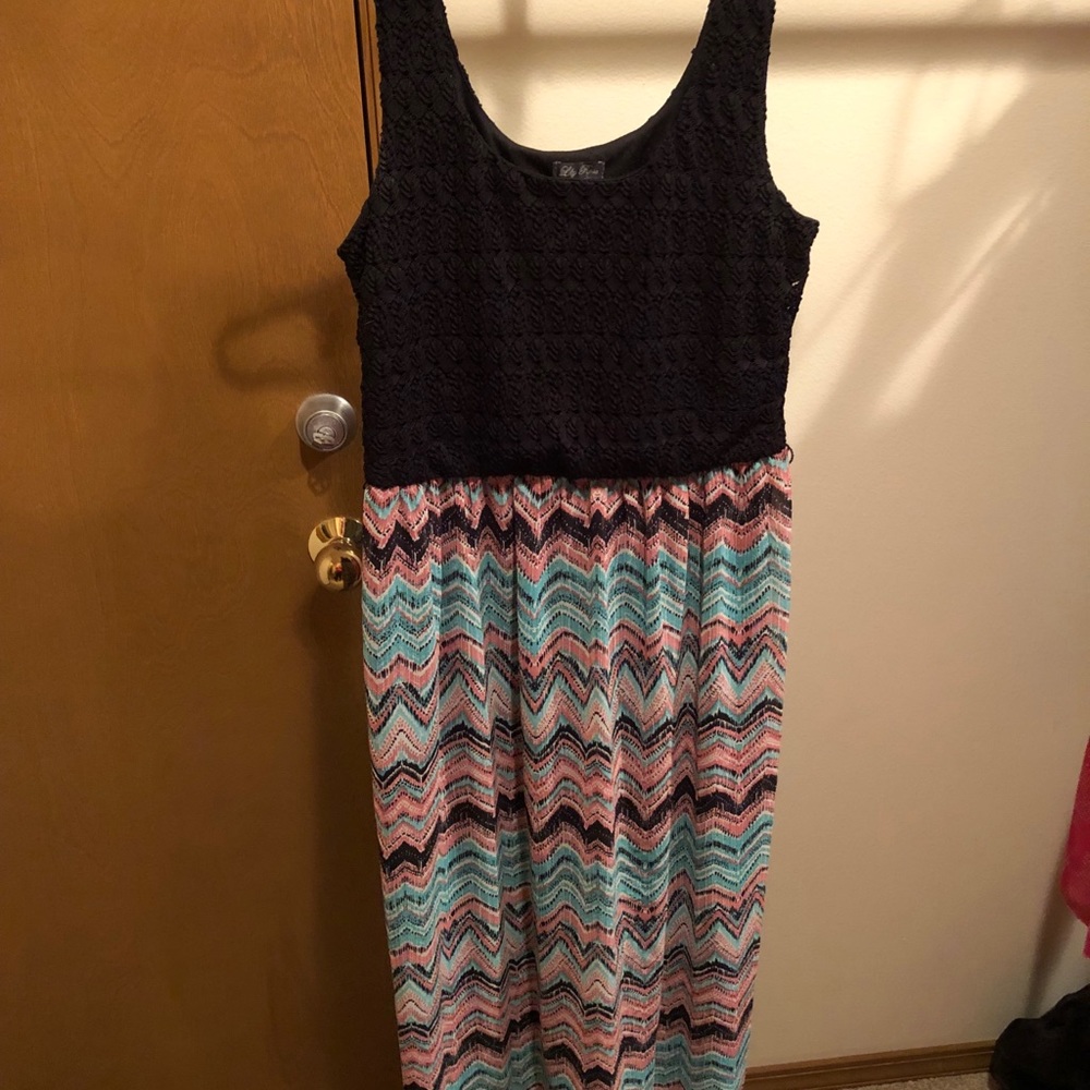 Boho crochet summer sundress